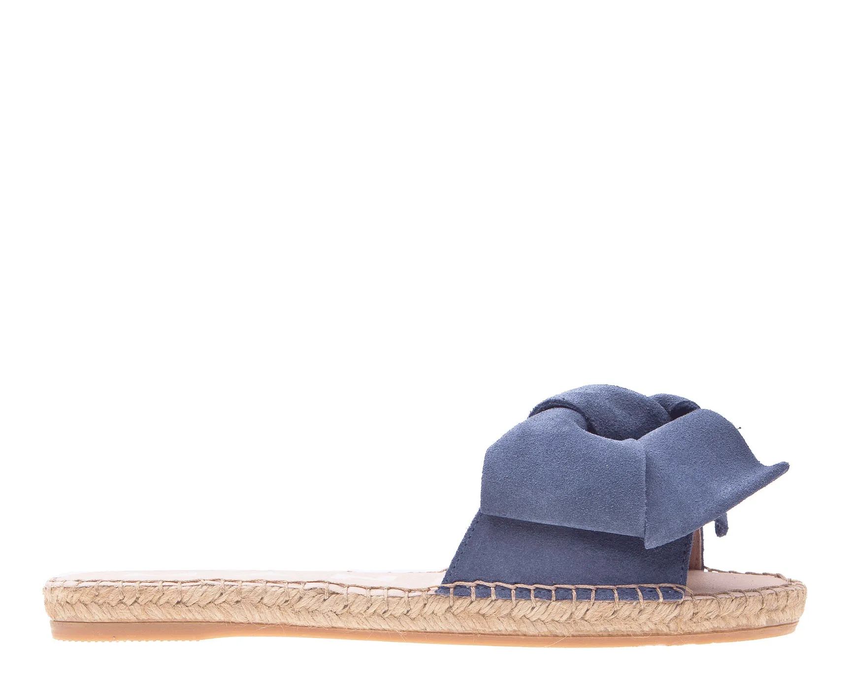 - Premium selection Sturdy Hamptons with Bow Sandals Flat - Jeans