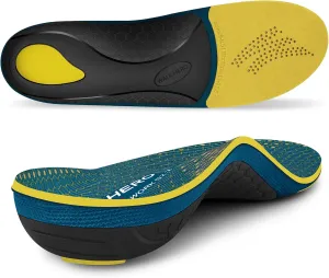Arch Support Inserts for Men & Women - Plantar Fasciitis Insoles with Cushion, Orthotics for Heel Pain Relief, Work Boots, Standing All Day (Mens 6-6.5 | Womens 8-8.5, Autumn Yellow)