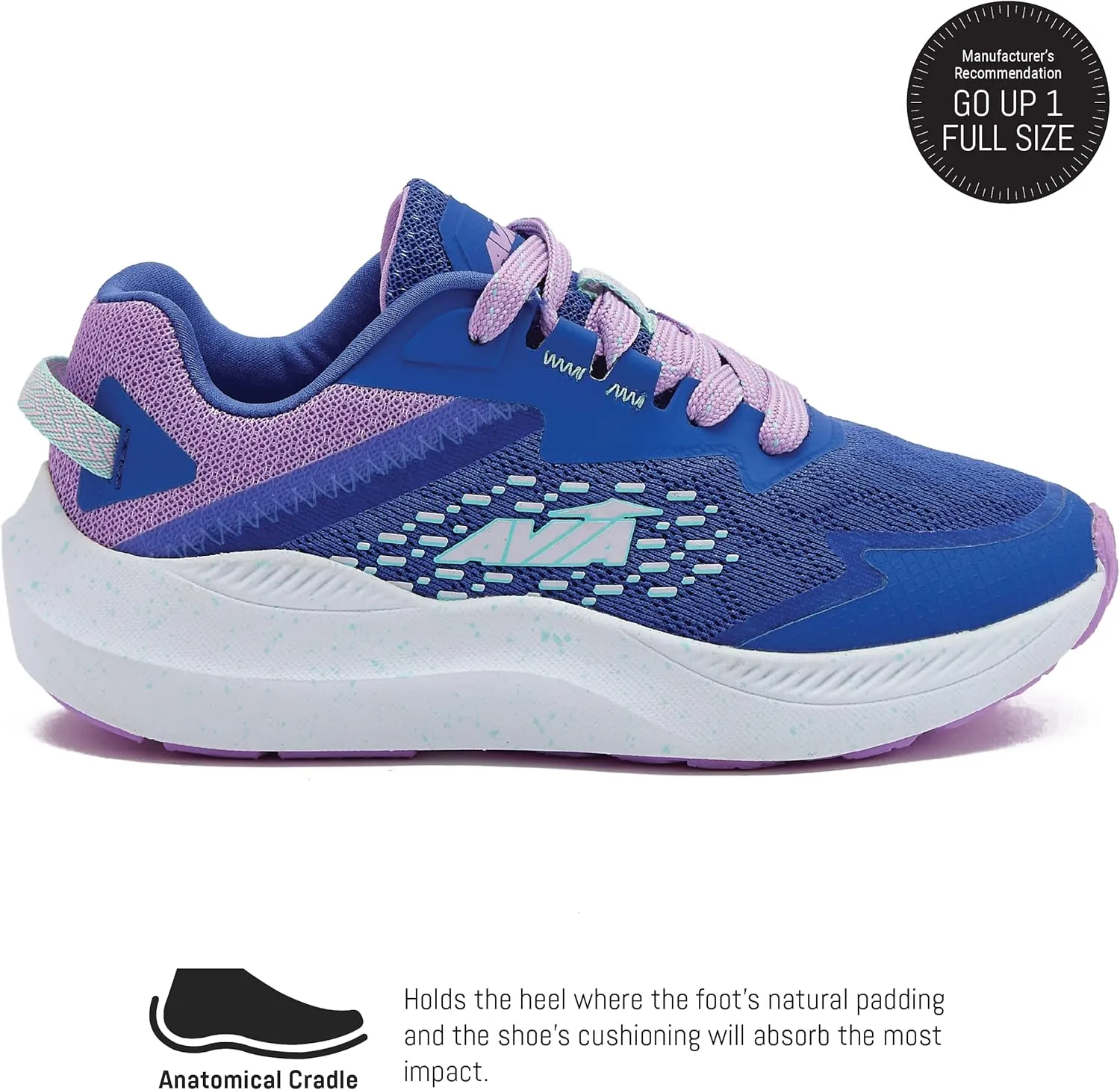 Avia Avi-Storm Girls' Sneakers - Lightweight Tennis, Athletic, Running Shoes for Girls - Toddler, Little Kid, and Big Kid Sizes 11 to 6