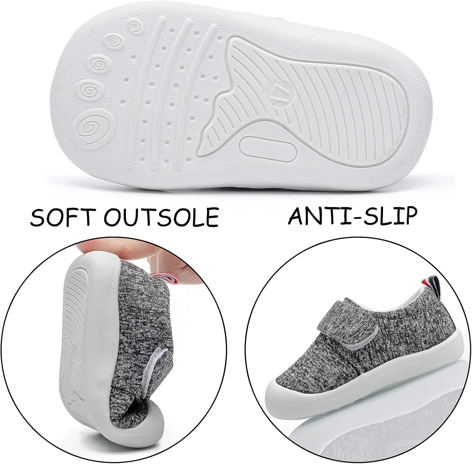 Baby Boys & Girls First Walking Shoes - Non-Slip, Breathable Infant Sneakers for 6-18 Months