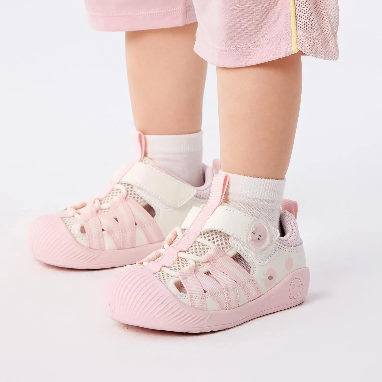 Balabala Toddler Sneakers Girls Boys Breathable Walking Shoes Sport Sandals Sandals Lightweight Mesh Upper with Hook and Loop