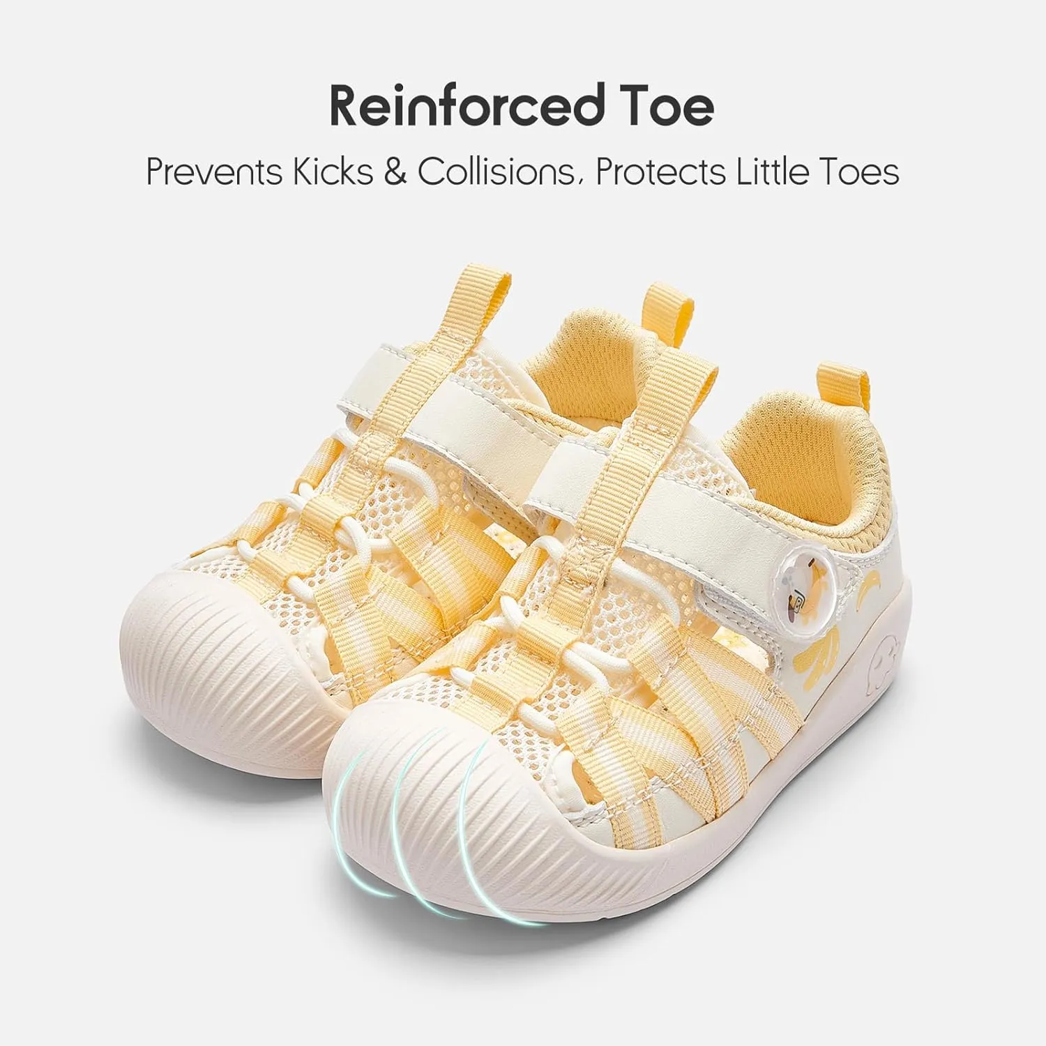 Balabala Toddler Sneakers Girls Boys Breathable Walking Shoes Sport Sandals Sandals Lightweight Mesh Upper with Hook and Loop