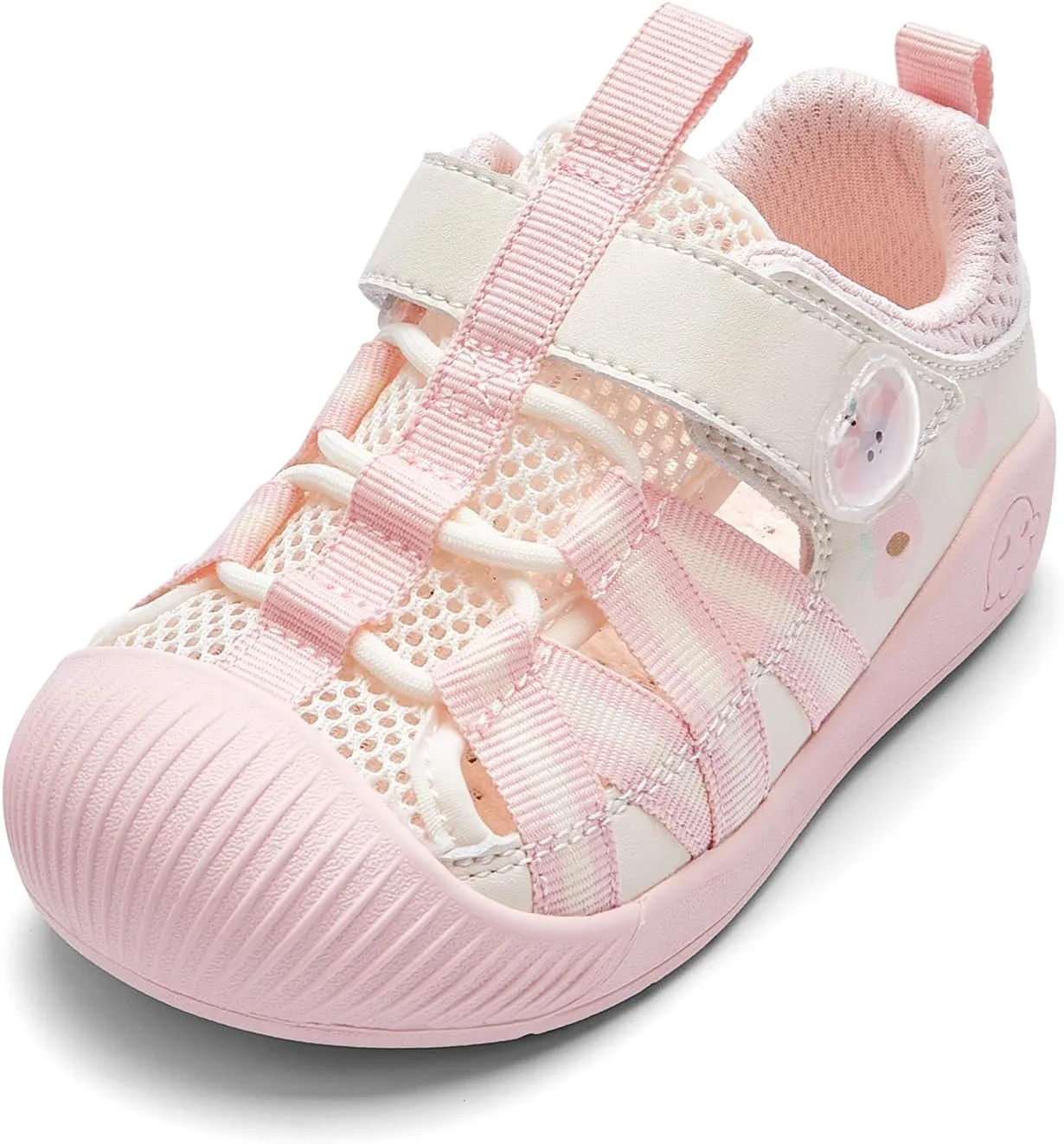 Balabala Toddler Sneakers Girls Boys Breathable Walking Shoes Sport Sandals Sandals Lightweight Mesh Upper with Hook and Loop
