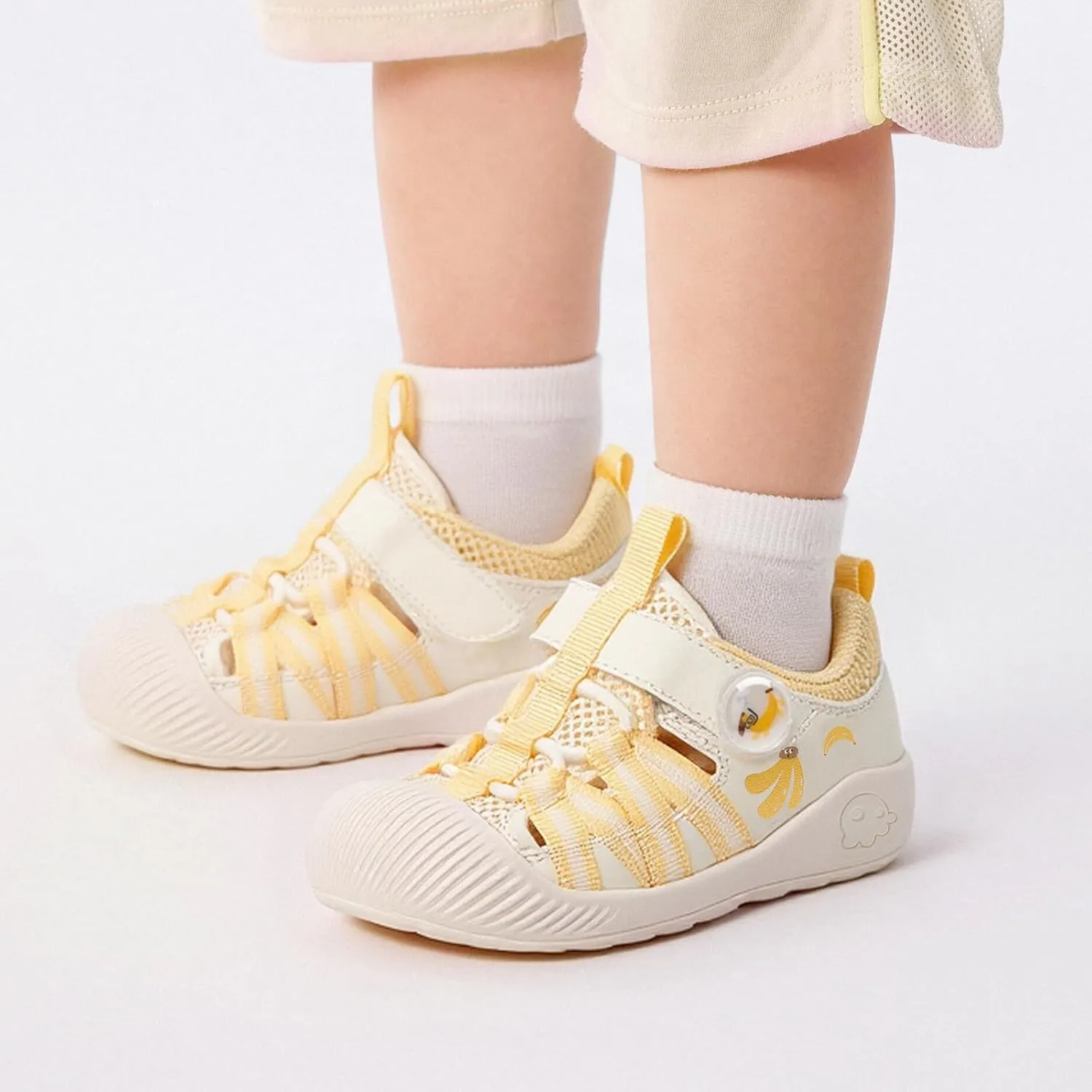 Balabala Toddler Sneakers Girls Boys Breathable Walking Shoes Sport Sandals Sandals Lightweight Mesh Upper with Hook and Loop