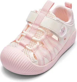 Balabala Toddler Sneakers Girls Boys Breathable Walking Shoes Sport Sandals Sandals Lightweight Mesh Upper with Hook and Loop