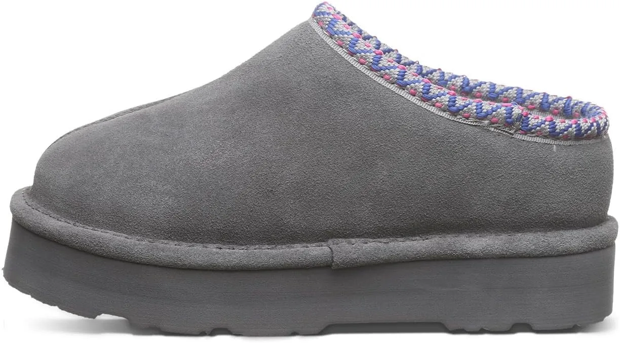 BEARPAW Martis Youth Charcoal Slipper