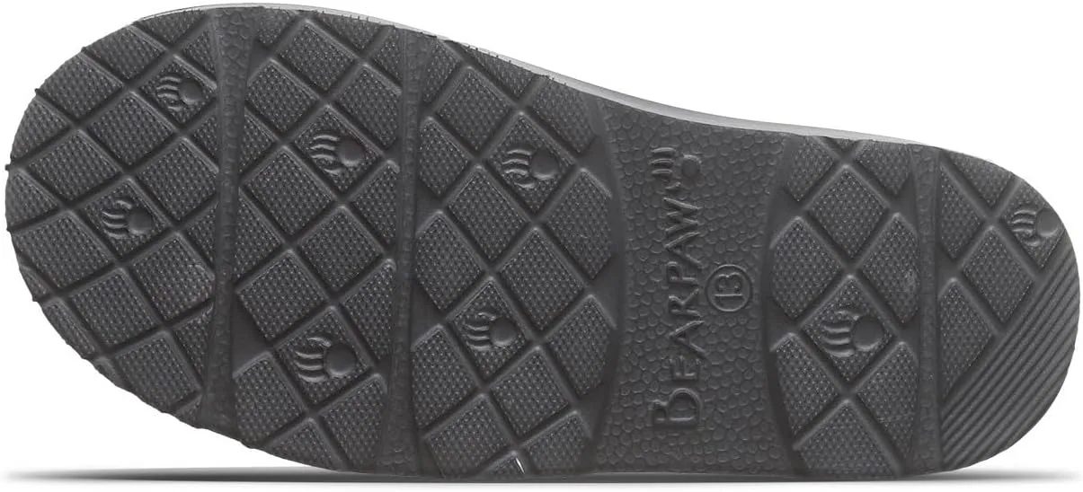 BEARPAW Martis Youth Charcoal Slipper