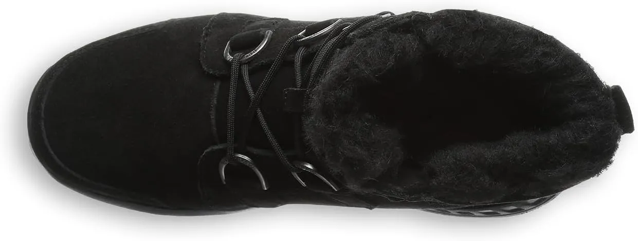BEARPAW Womens Tyra Faux Fur Lined Suede Winter & Snow Boots
