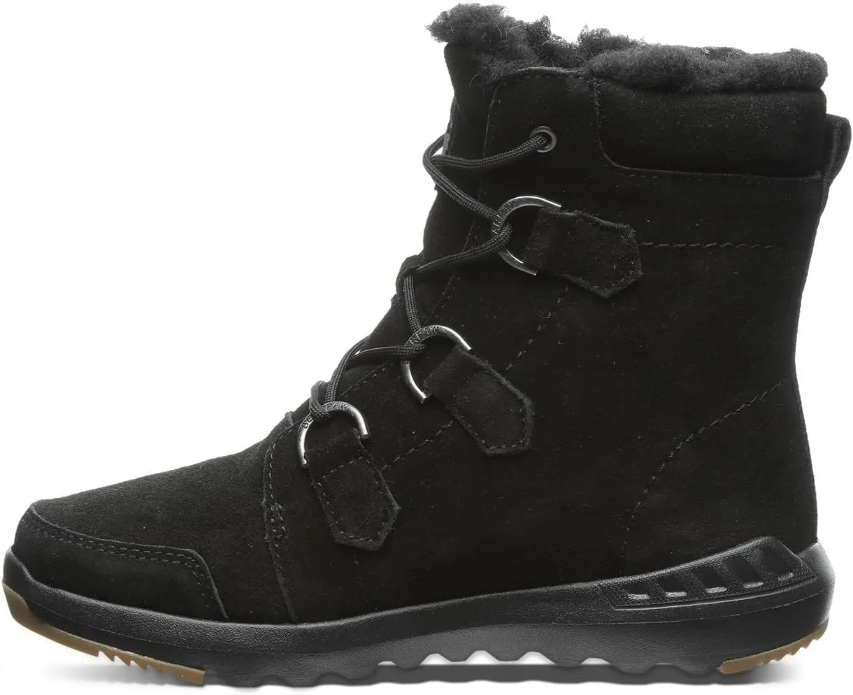 BEARPAW Womens Tyra Faux Fur Lined Suede Winter & Snow Boots