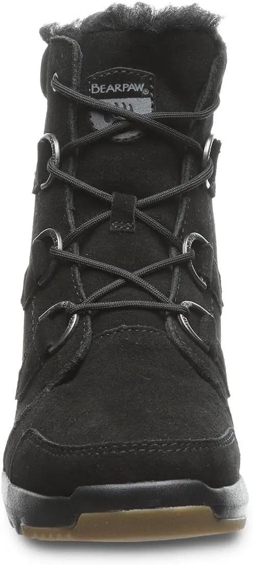 BEARPAW Womens Tyra Faux Fur Lined Suede Winter & Snow Boots
