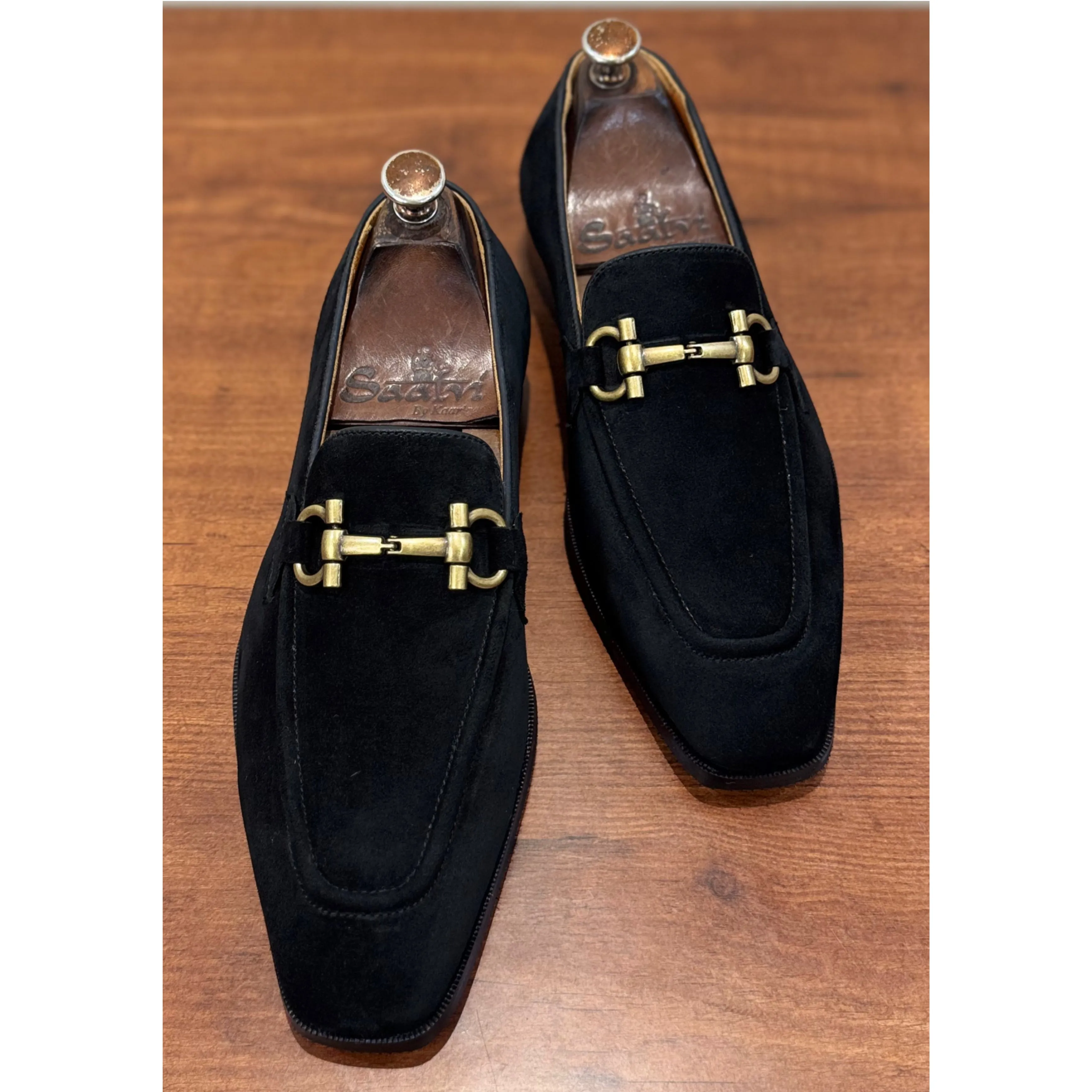 Black Suede Loafers