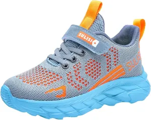 Boys Girls Kids' Sneakers Knitted Mesh Sports Shoes Breathable Lightweight Running Shoes for Kids Athletic Casual Sneakers