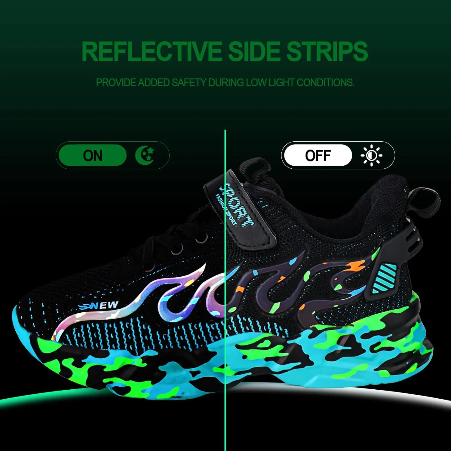 Boys Sneakers Shoes Girls Running Breathable Lightweight Kids