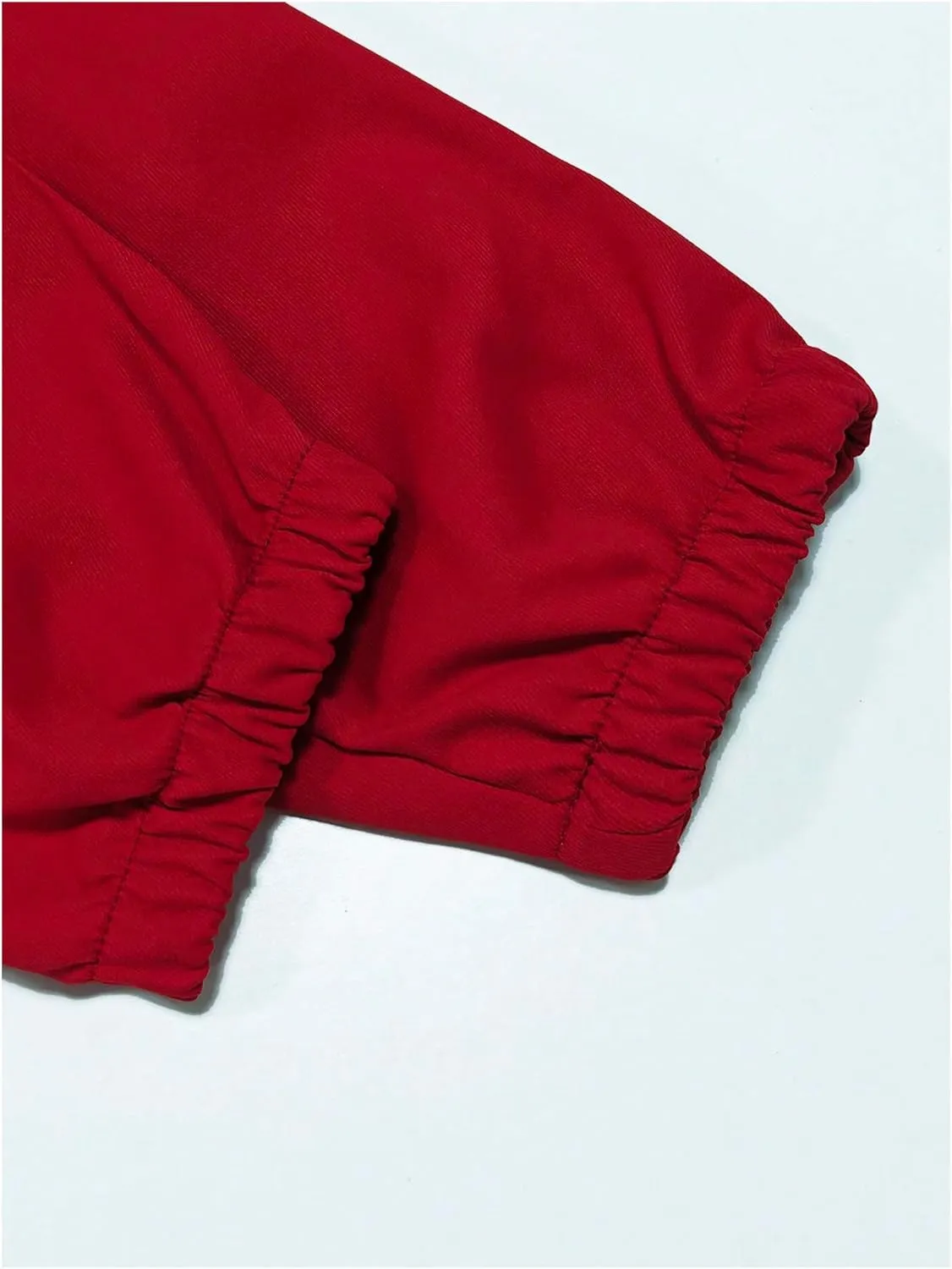 Boy's Wide Leg Cargo Pants Drawstring Waist Baggy Track Pants Trousers Streetwear