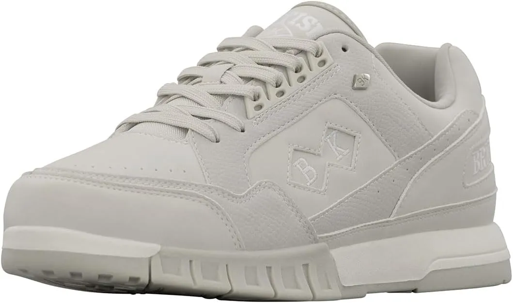 British Knights Men's Metros Sneaker, Light Grey/White, 12