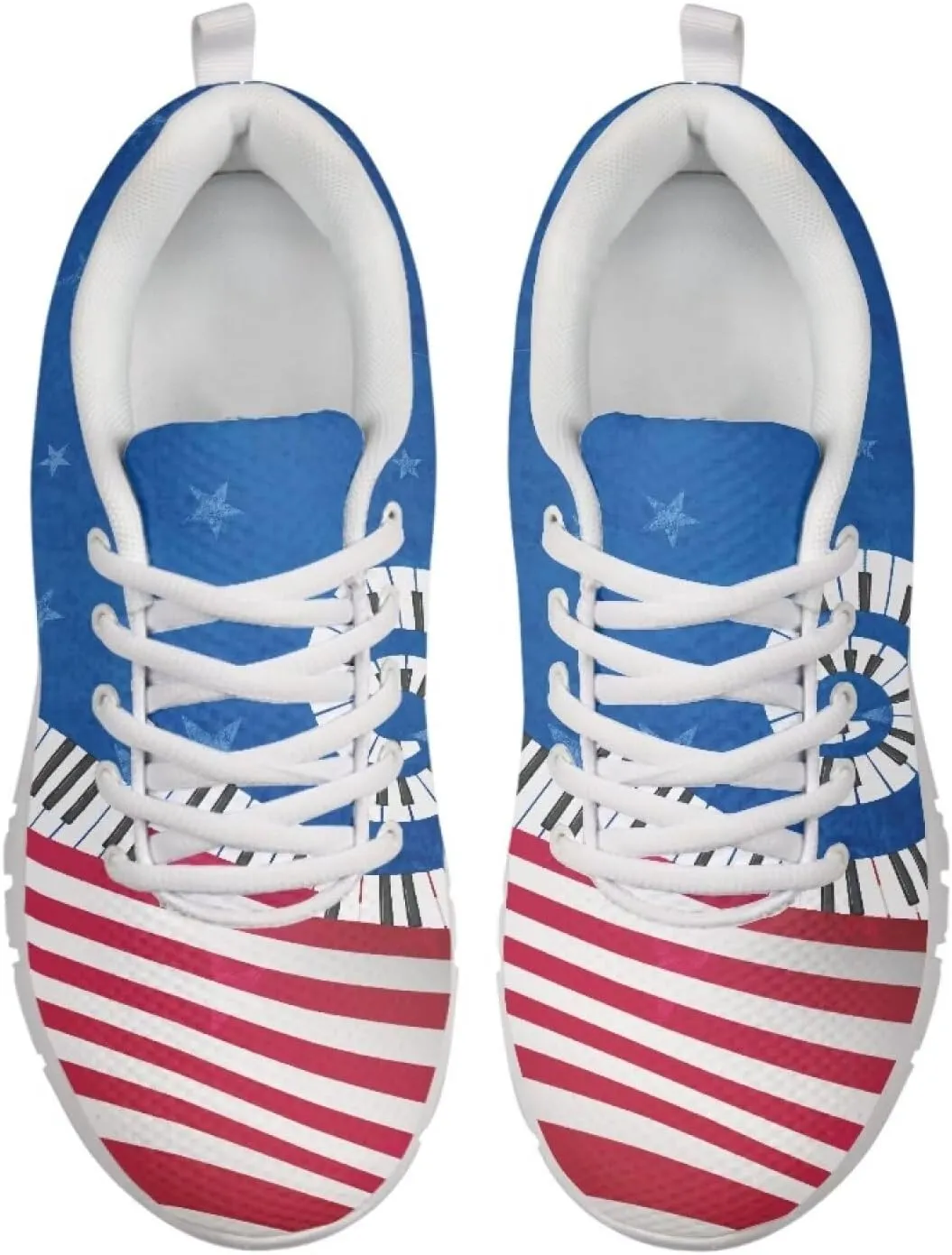 Casual Lace Up Sneakers for Women Sport Athletic Tennis Breathable Running Shoes