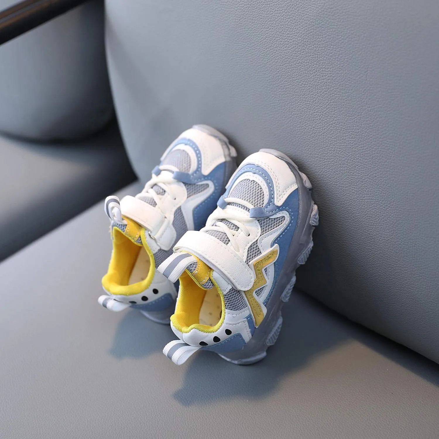 Children Baby Girls Led Light Luminous Running Sport Shoes 12M-6Y Little Kids Mesh Sneakers