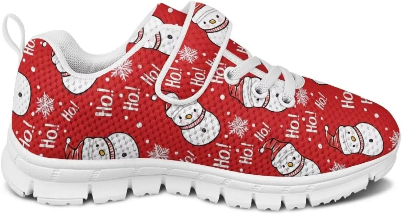 Christmas Sneakers Slip on Shoes for Kids Girls Boys Walking Running