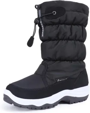 CIOR Women's Snow Boots Winter II Water-Resistant Fur Lined Frosty Warm Anti-Slip Boot U120WMX001-Black-38