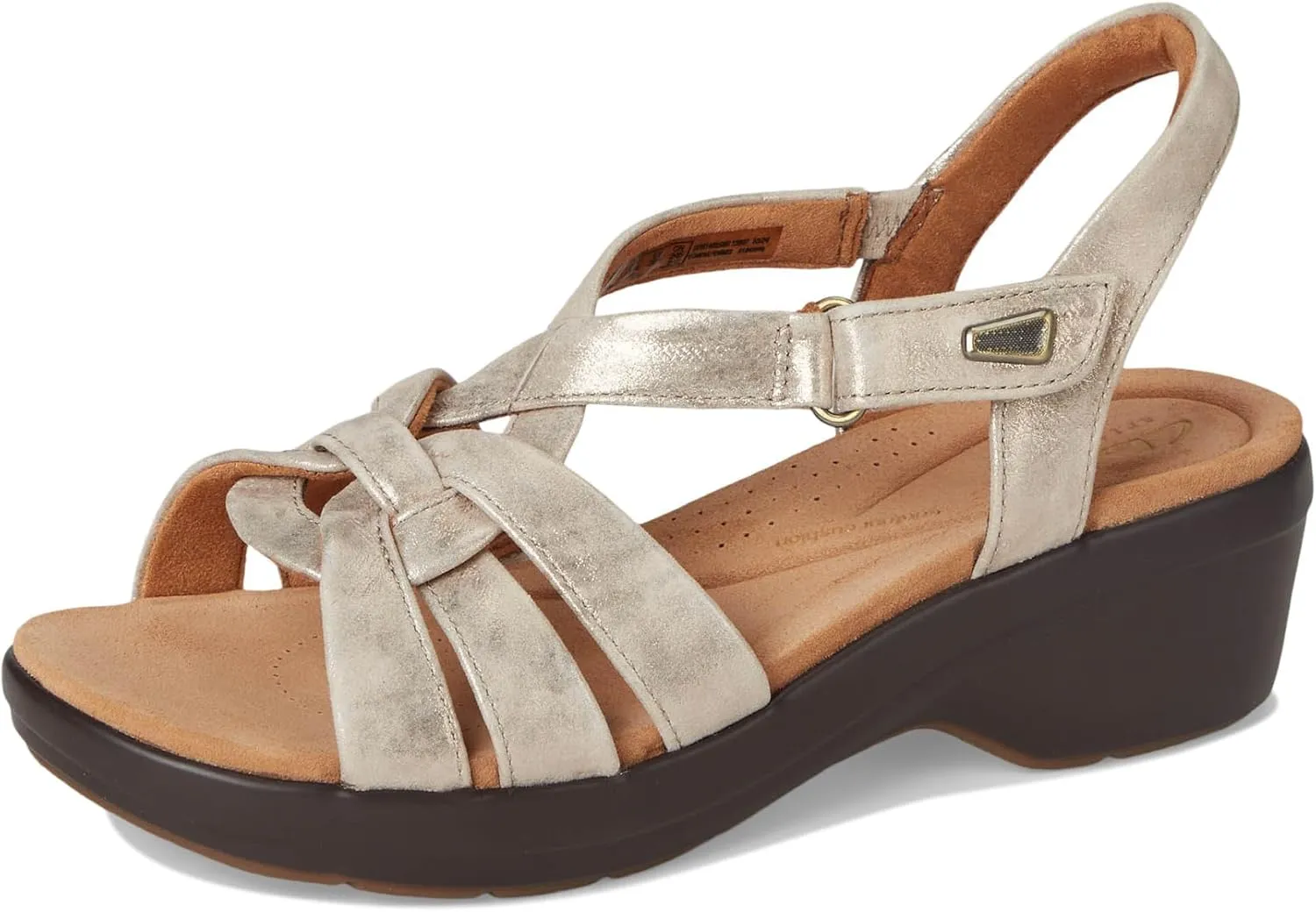 Clarks Women's Tuleah Cross Heeled Sandal