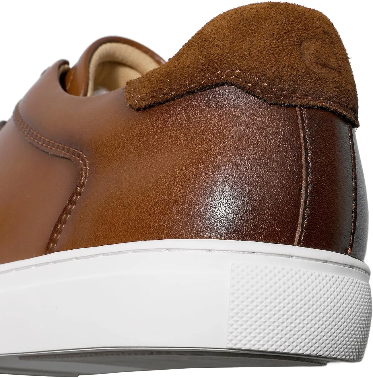 Classic Sneakers Leather Casual Dress Sneakers Breathable Lace-up Oxford Fashion Sneaker for Men