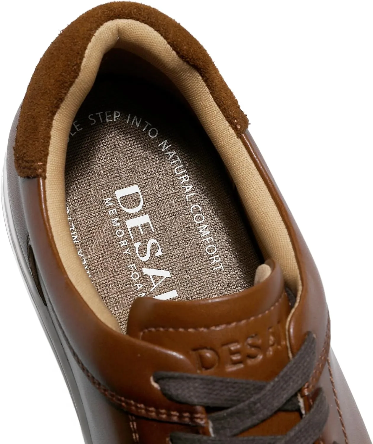 Classic Sneakers Leather Casual Dress Sneakers Breathable Lace-up Oxford Fashion Sneaker for Men