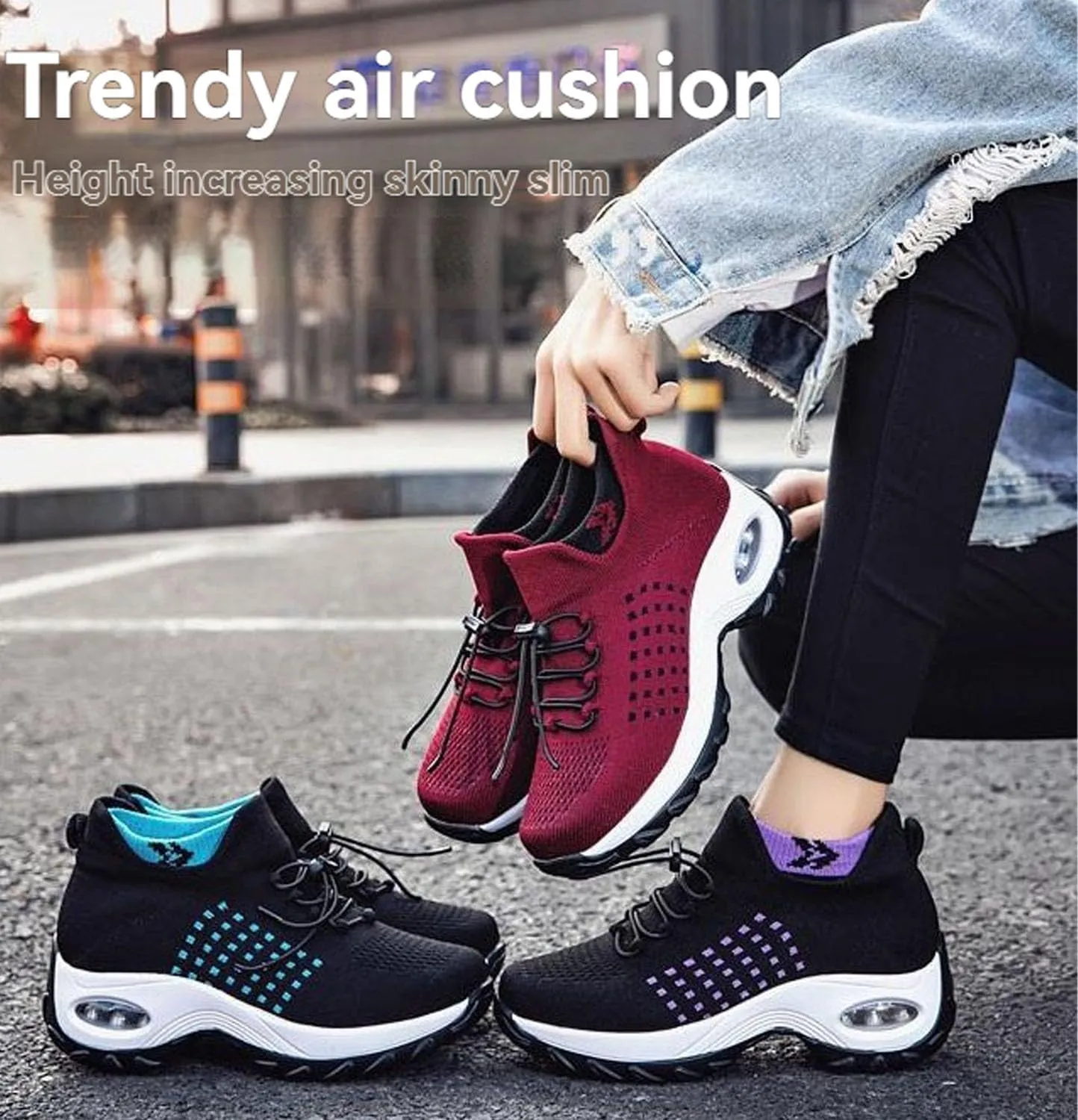 Comfort Wear Orthowear Shoes for Women, Casual Mesh Breathable Streach Comfortwear Orthopedic Shoes for Women