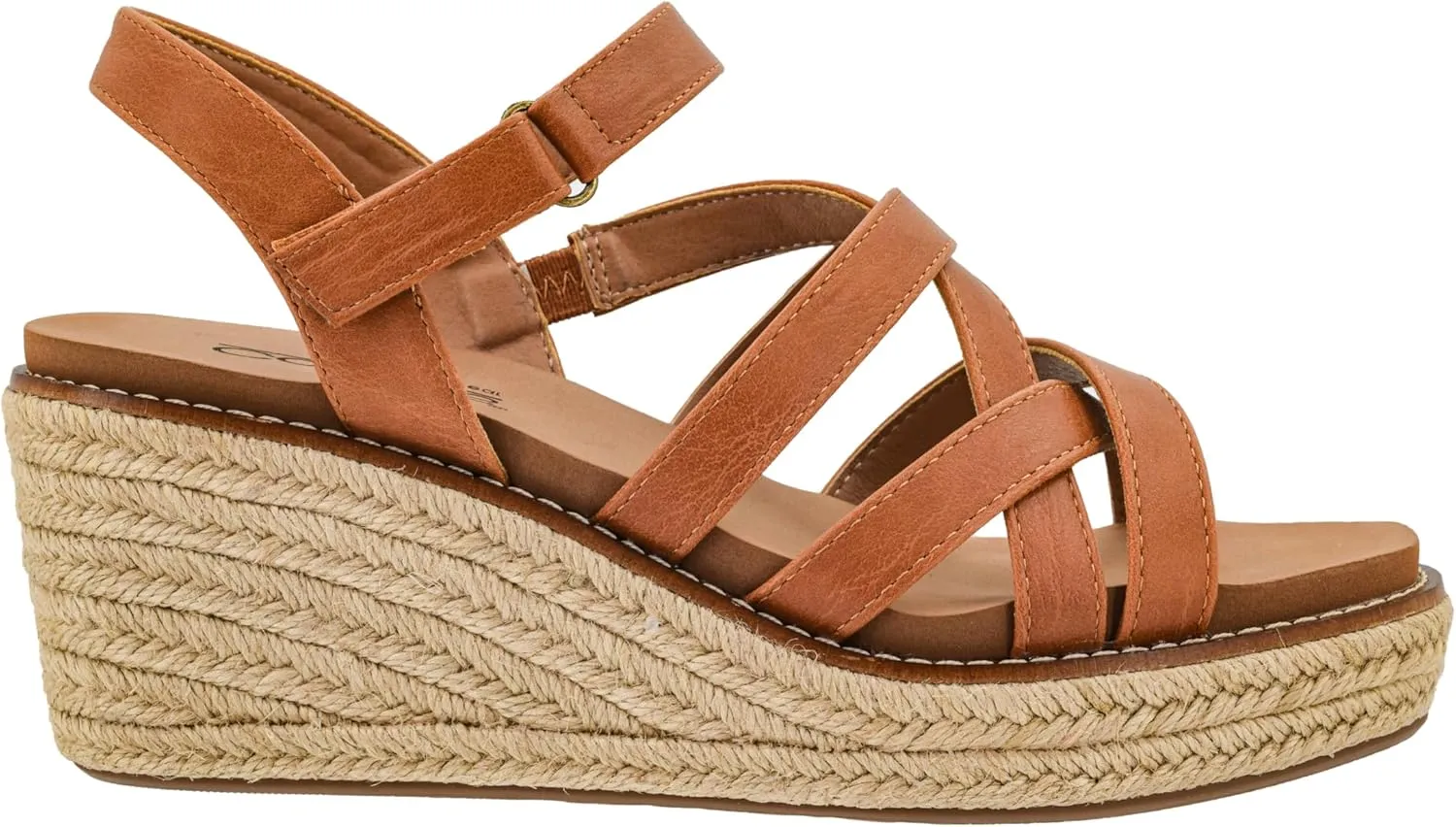 Corkys Footwear Women's All Nighter 3-Inch Wedge - Features A Jute-wrapped Heel, An Elegant Strappy Upper, And Memory Foam EVA Insoles For All Day Comfort