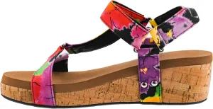 Corkys Footwear Women's Dont Tempt Me Strappy 2-Inch Wedge - Featuring Adjustable Comfort Straps, Soft Plush Cushioned Soles for Blissful Steps and All Day Wear