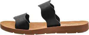 Corkys Footwear Women's Wishy Washy Two Strap Sandal – Trendy and Chic Strap Design, Comfortable, Lightweight, and Durable Summer Sandals for Versatile Fashion