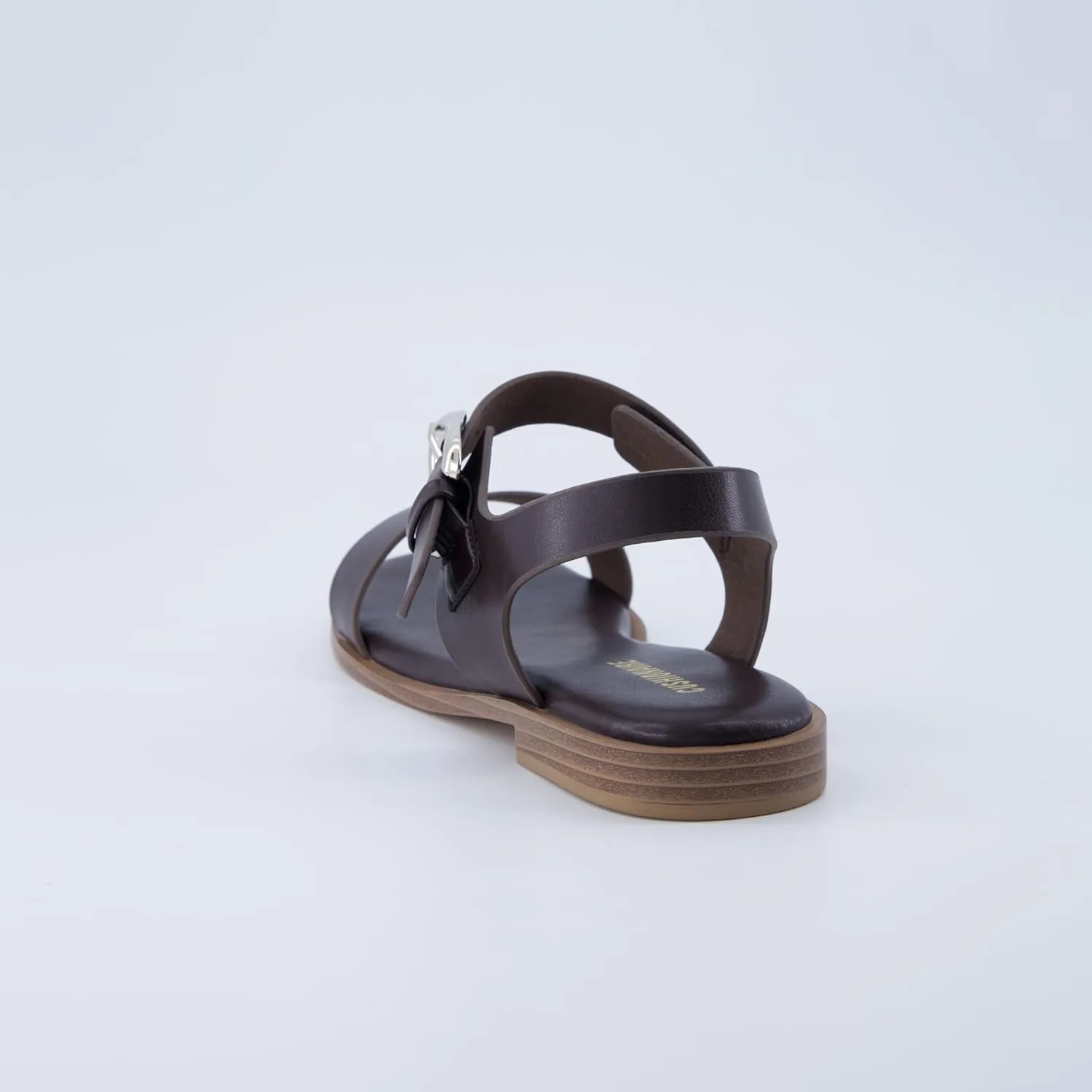 CUSHIONAIRE Cello Women's Ankle Strap Sandal With Cushioned Footbed and Adjustable Buckle