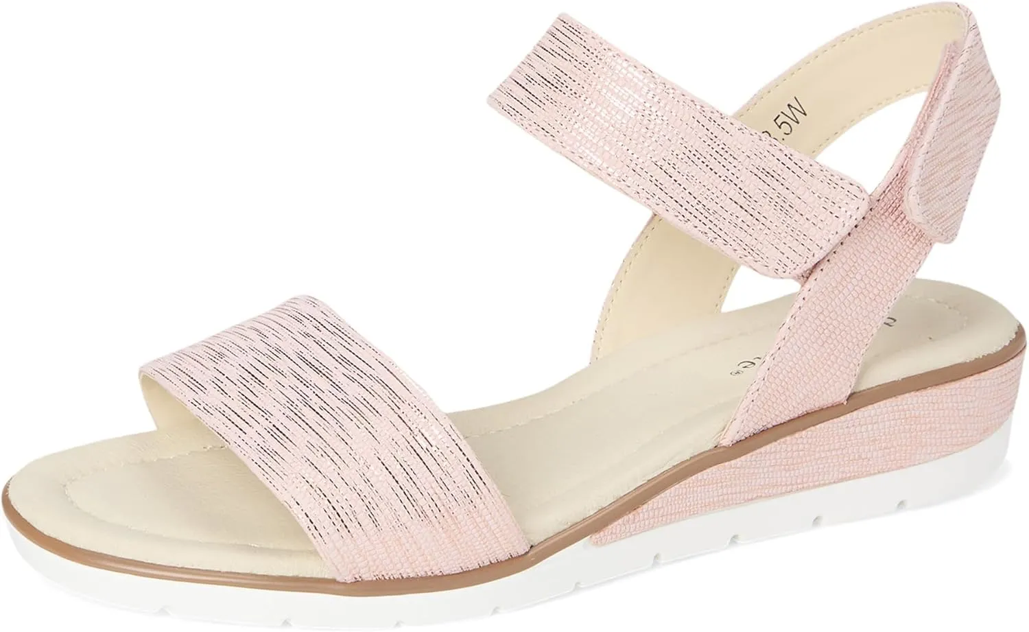 David Tate Womens Scala Adjustable Leather Slingback Sandals