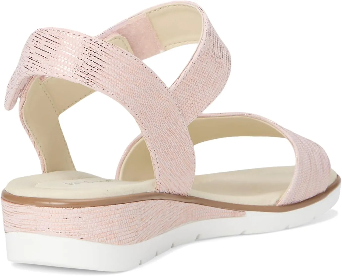 David Tate Womens Scala Adjustable Leather Slingback Sandals