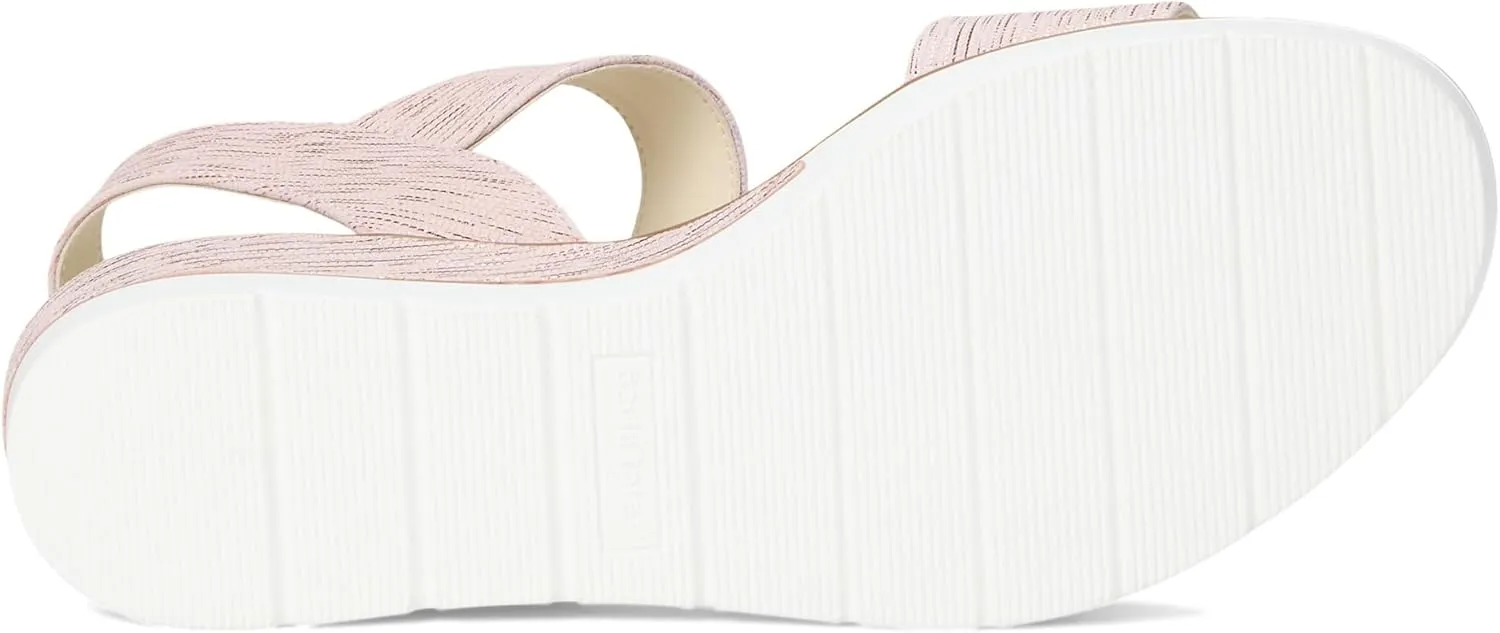 David Tate Womens Scala Adjustable Leather Slingback Sandals