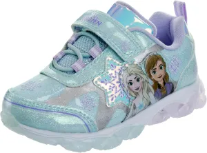 Disney Girls Frozen Light Up Laceless Running Shoes (Toddler/Little Girl)