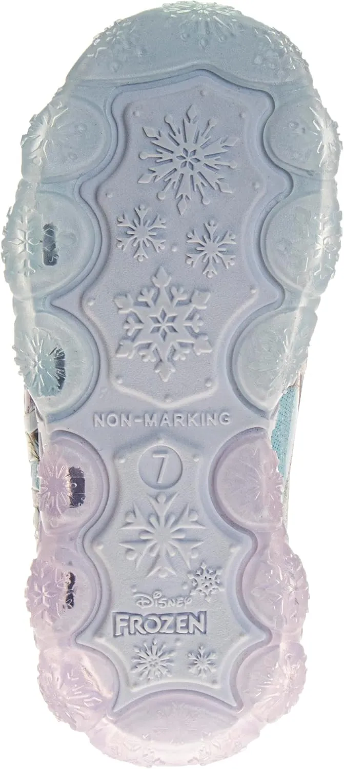 Disney Girls Frozen Light Up Laceless Running Shoes (Toddler/Little Girl)