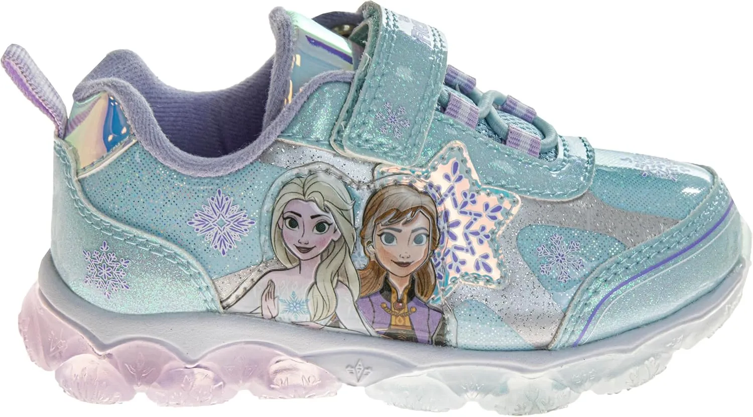 Disney Girls Frozen Light Up Laceless Running Shoes (Toddler/Little Girl)