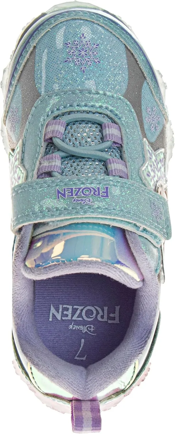 Disney Girls Frozen Light Up Laceless Running Shoes (Toddler/Little Girl)