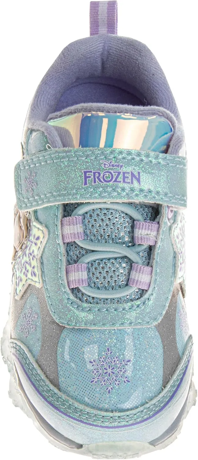 Disney Girls Frozen Light Up Laceless Running Shoes (Toddler/Little Girl)