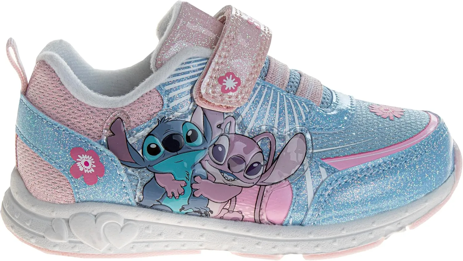 Disney Girl's Lilo & Stitch Light Up Laceless Shoes (Toddler/Little Girl)