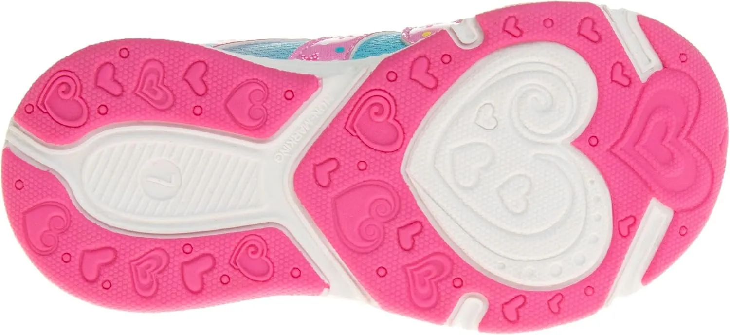 Disney Girls Minnie Mouse Light Up Laceless Running Shoes (Toddler/Little Girl)