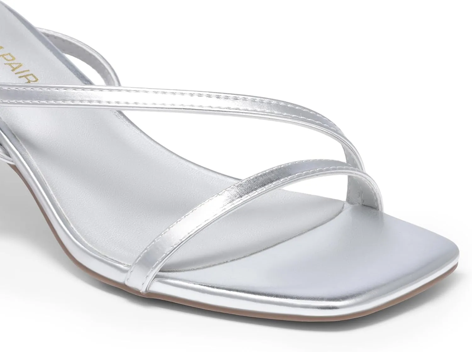 DREAM PAIRS Women's Low Kitten Heels Strappy Open Square Toe Ankle Strap Sexy Fashion Comfort Dress Shoes Party Heeled Sandals
