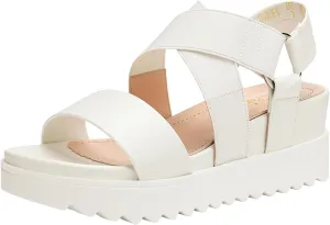 DREAM PAIRS Women’s Open Toe Ankle Strap Platform Wedge Sandals