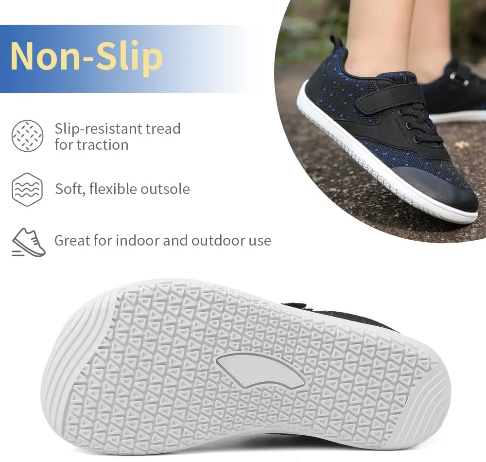 Drecage Toddler Kids Barefoot Shoes Boys Girls Sneakers Breathable Tennis Shoes Lightweight Walking Shoes