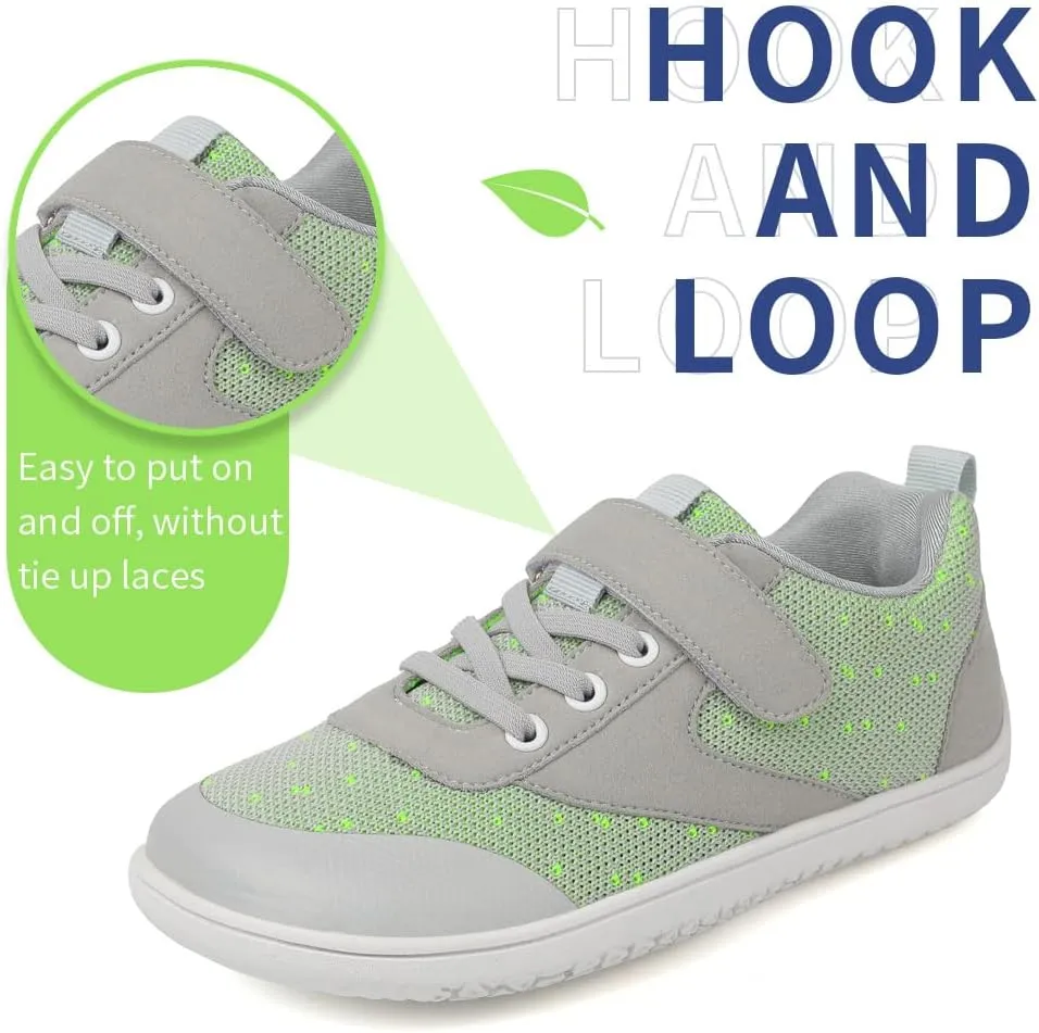 Drecage Toddler Kids Barefoot Shoes Boys Girls Sneakers Breathable Tennis Shoes Lightweight Walking Shoes