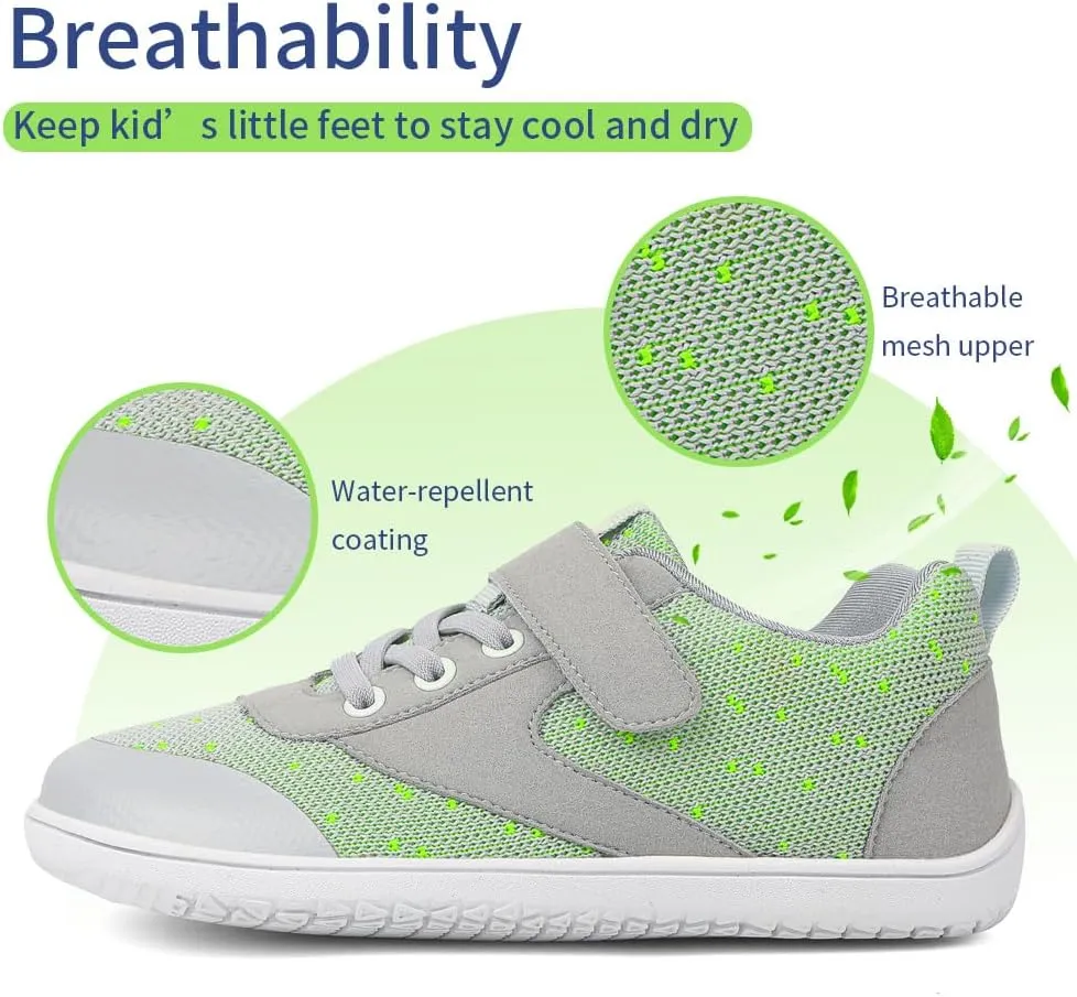 Drecage Toddler Kids Barefoot Shoes Boys Girls Sneakers Breathable Tennis Shoes Lightweight Walking Shoes