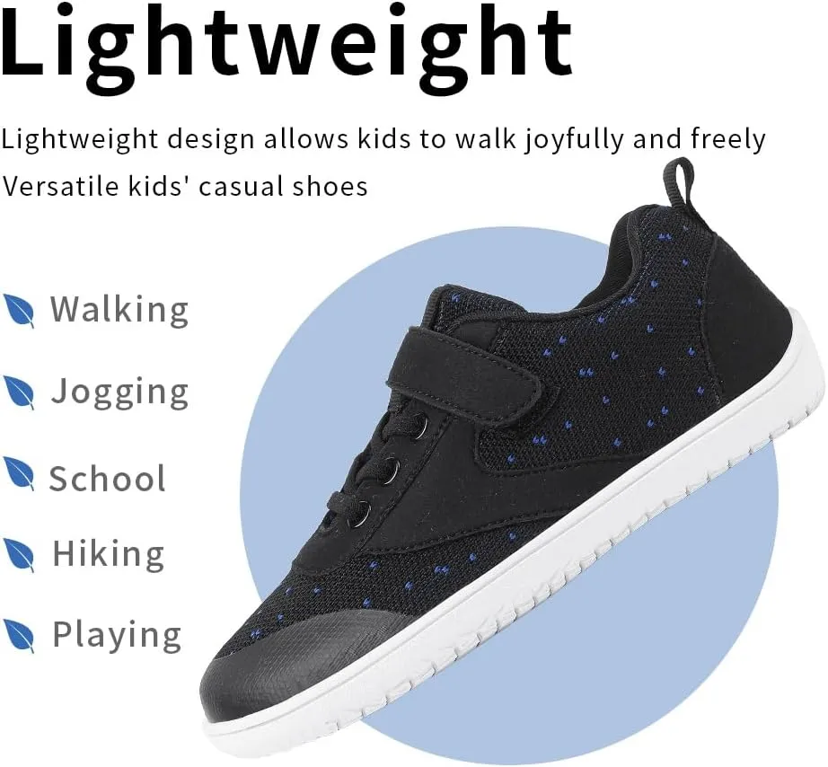 Drecage Toddler Kids Barefoot Shoes Boys Girls Sneakers Breathable Tennis Shoes Lightweight Walking Shoes