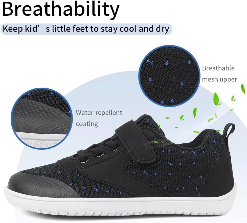 Drecage Toddler Kids Barefoot Shoes Boys Girls Sneakers Breathable Tennis Shoes Lightweight Walking Shoes