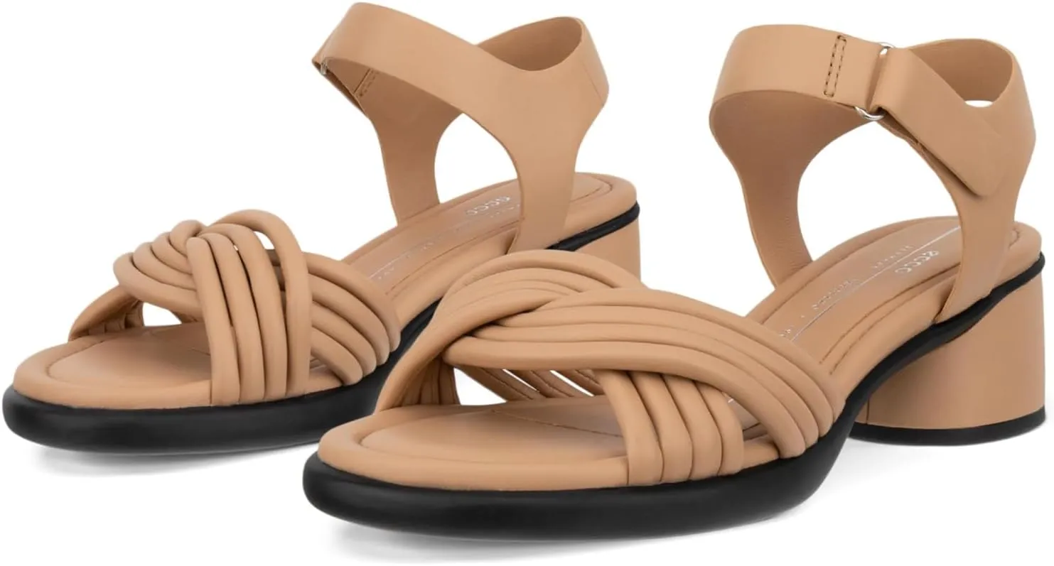 ECCO Women's Sculpted 35 Luxe Cross Strap Heel Heeled Sandal