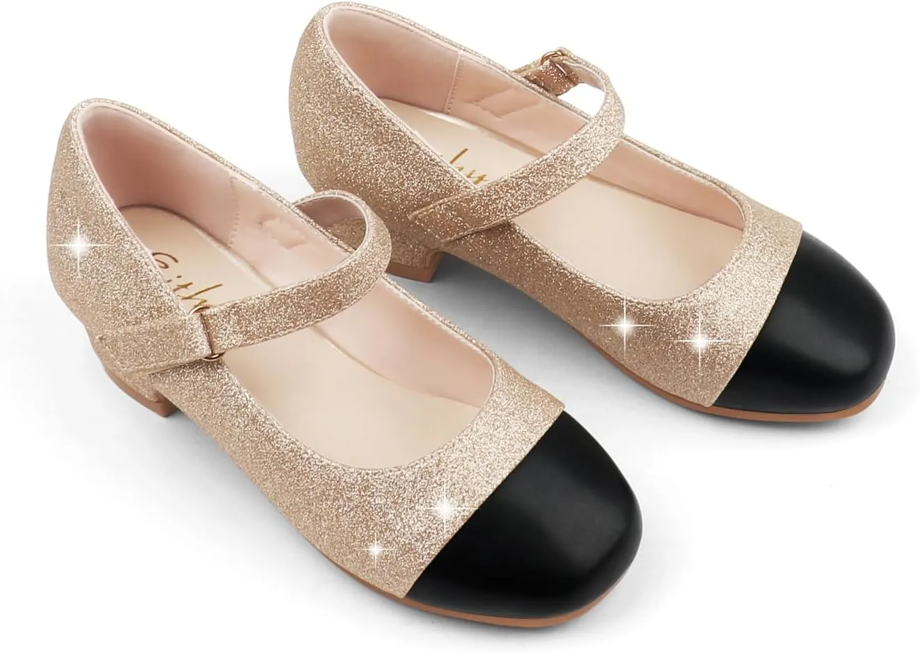 Eithy Girls Dress Shoes Low Heel Bow Princess Summer Flats Sandals Toddler/Little Kid/Big Kid